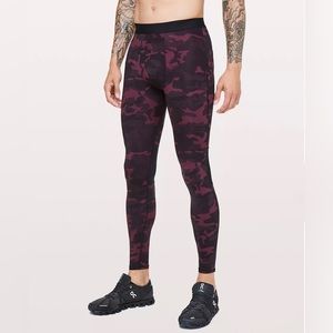Lululemon men’s surge tight purple camo